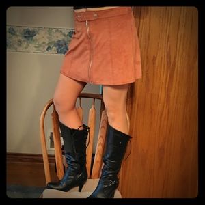 Faux Suede Skirts
